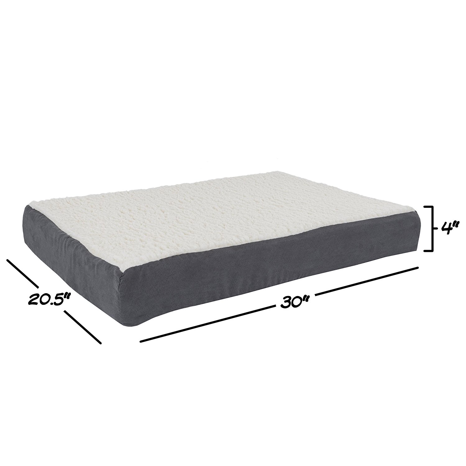 Memory foam pet bed