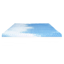 Egg Shape XL Twin Size Cooling System Memory Foam Mattress Topper