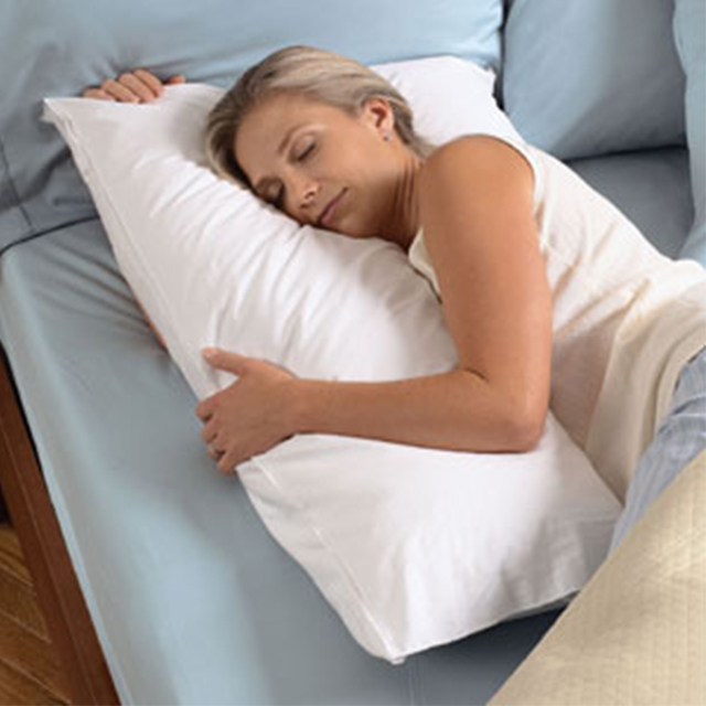 V shape side sleeper pillow