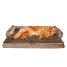 Memory Foam Durable Custom Logo Waterproof Washable Calming Luxury Fur Dogs EDM Pet Bed
