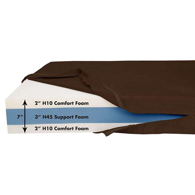 Memory foam pet bed