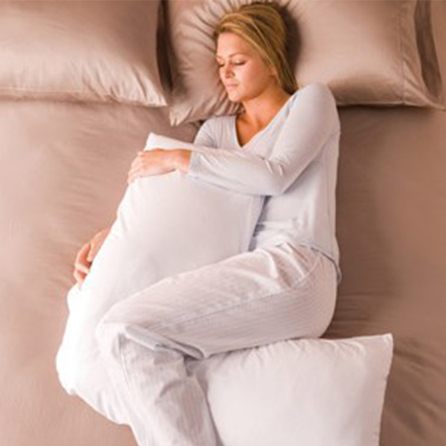 V shape side sleeper pillow