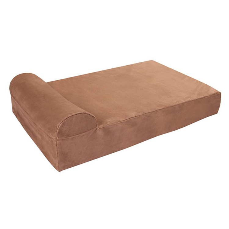 Wholesale Factory New Design Luxury Bolster Memory Foam Pet Supplies Bed
