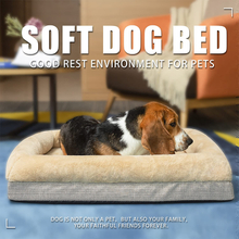 Luxury Cama Para Perro Orthopedic Memory Foam Washable Large Pet Cat Cushion Plush Fluffy Sofa Beds